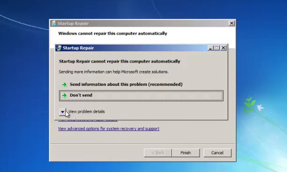 Change windows. Windows Repair. Windows Recovery Startup. Windows cannot Repair this Computer automatically. Startup Repair Windows 7.